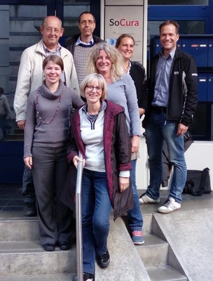 Gründungssitzung des vorläufigen Vorstands am 07.09.2017: Vors. Peter Wittenburg, Vors. Heike Neuroth, Schatzmeisterin Kathrin Beck, Schriftführer Christoph Bruch, Beirat Claudia Oellers, Beirat Doris Wedlich, Beirat Jack Thoms